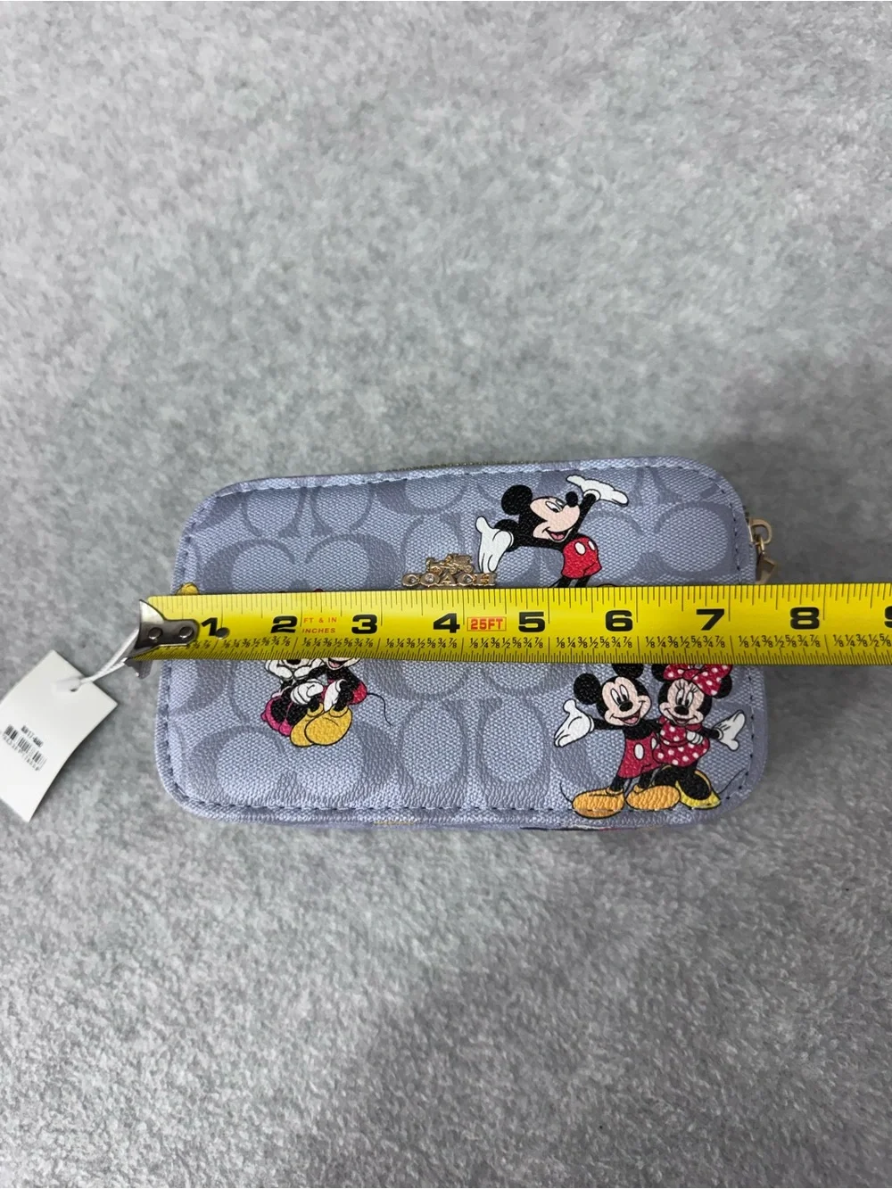 Coach Disney Lilac Mickey & Minnie Kids Crossbody Pouch
